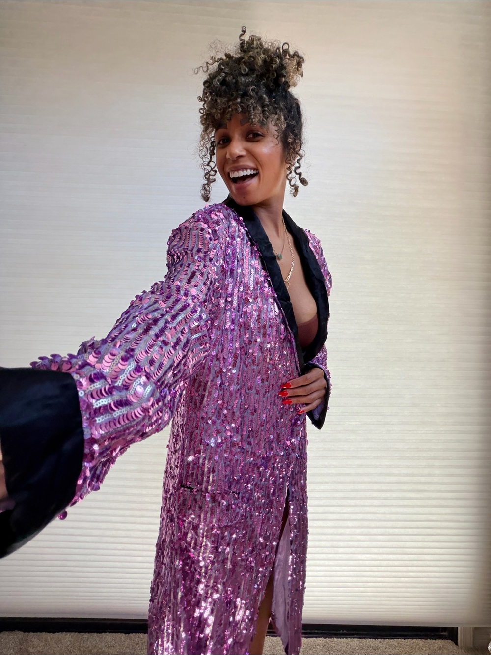 Free People Ella Duster in Orchid